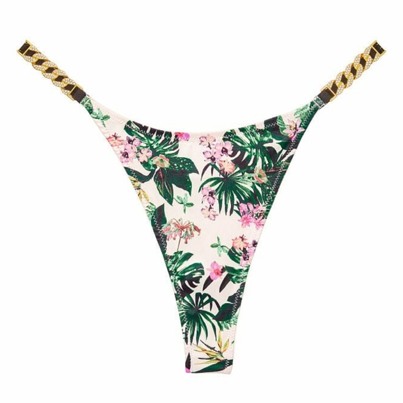 π VS πΊ Very Sexy Chain Strap Satin Thong Panty πΊ - Picture 4 of 16